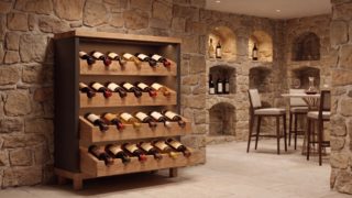 Stojak na wino Santiago