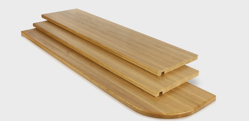 drewniane nakładki na schody - nakładki z litego drewna