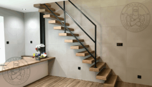 schody na konstrukcję stalową - realizacja