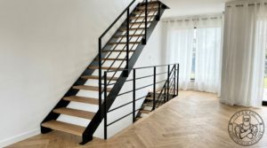schody na konstrukcję stalową - przykład realizacji