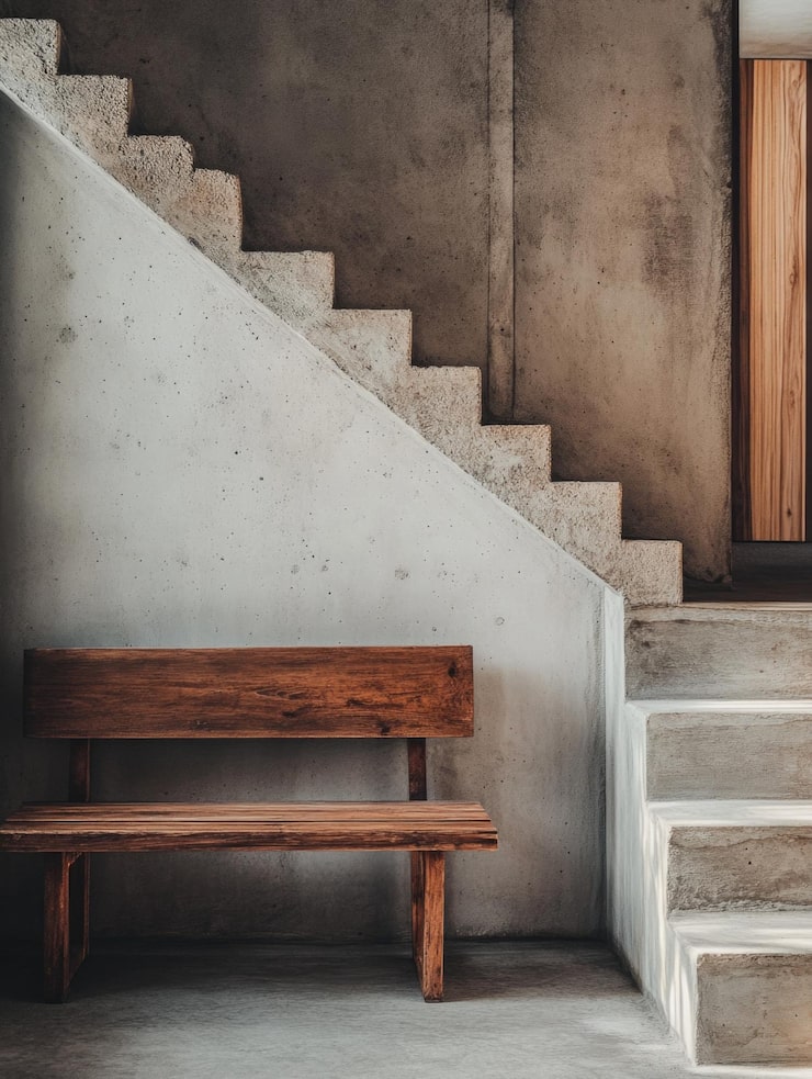 przygotowanie schodów betonowych pod drewniane stopnie, schody drewniane na beton STOLARNIA ŁOBZÓW